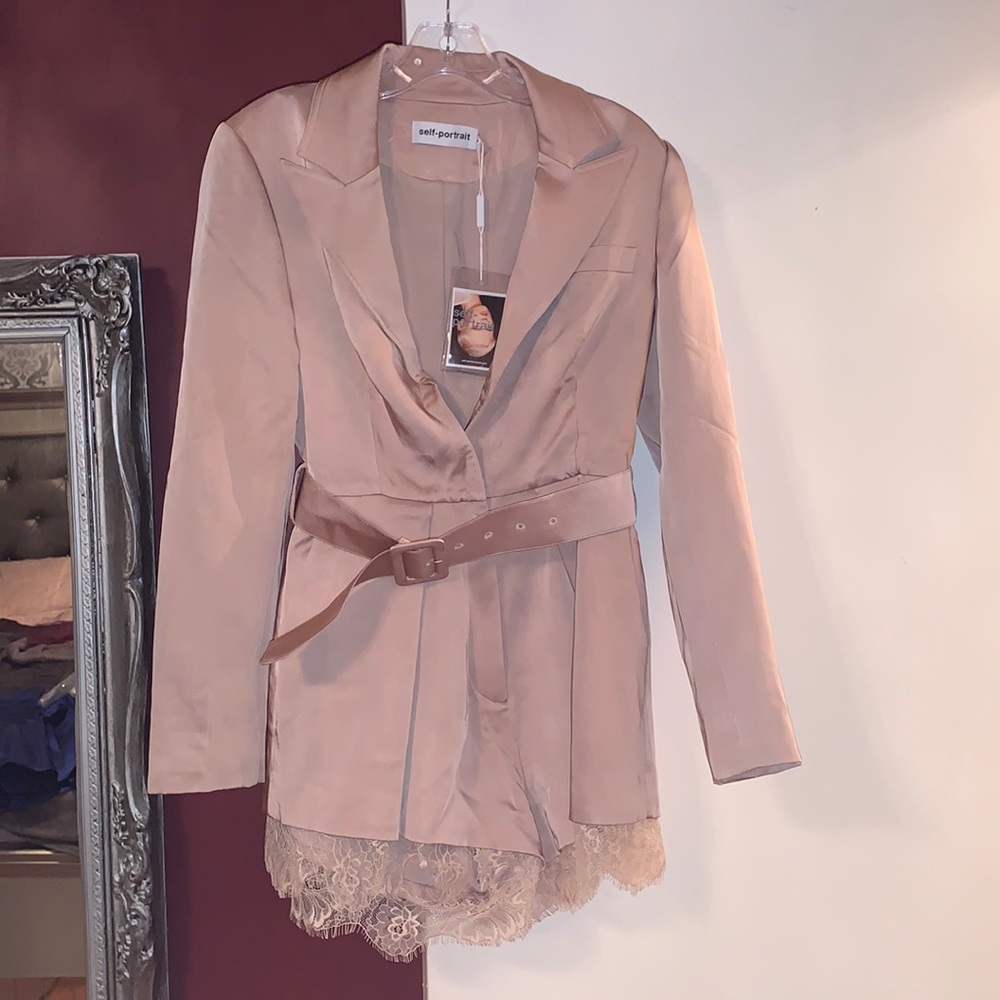Self Portrait Viscose Play Suit